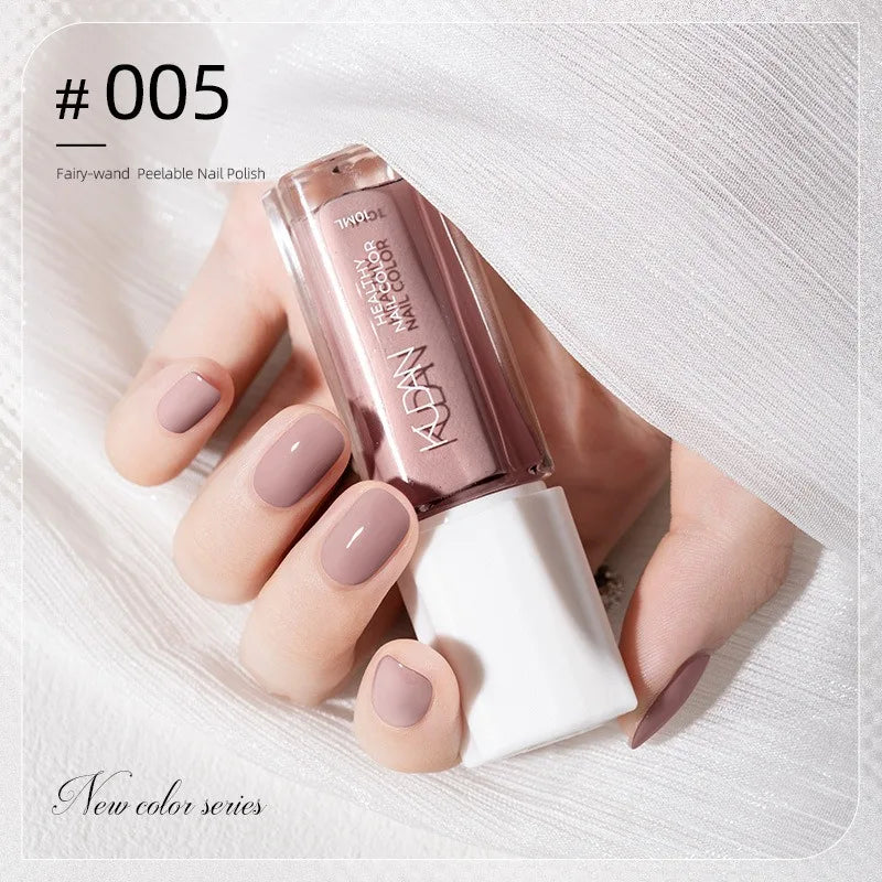 Colorful Water-Base Nail Polish 40 Colors Air Dry Peel Off Nail Art