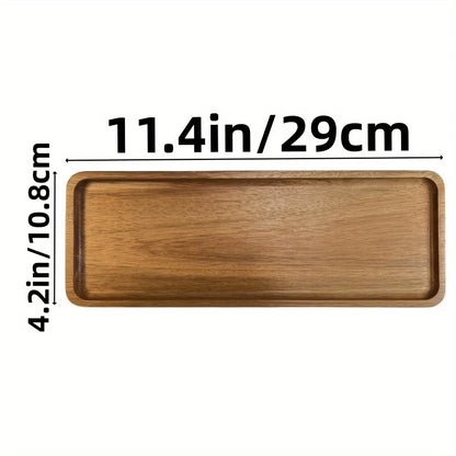 Japanese solid wood fruit plate