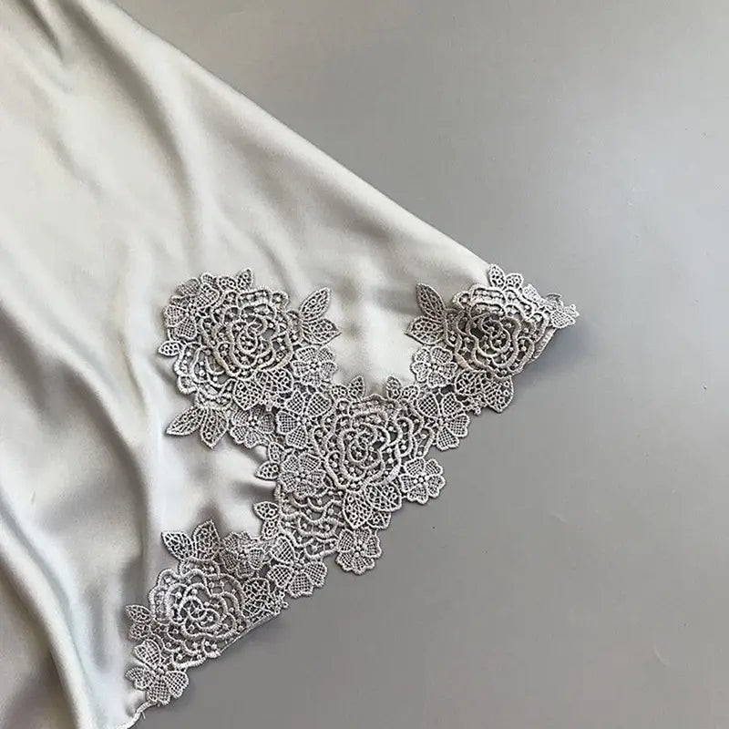 Sexy Silk Suspender Nightdress Pajamas