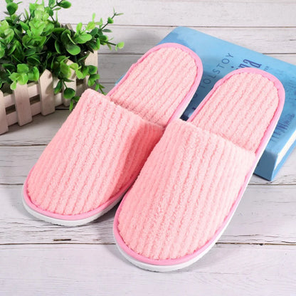 1Pair Winter Warm plush Slippers