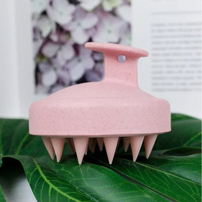 Head Cleansing and Massage Wet and Dry Scalp Massage Brush