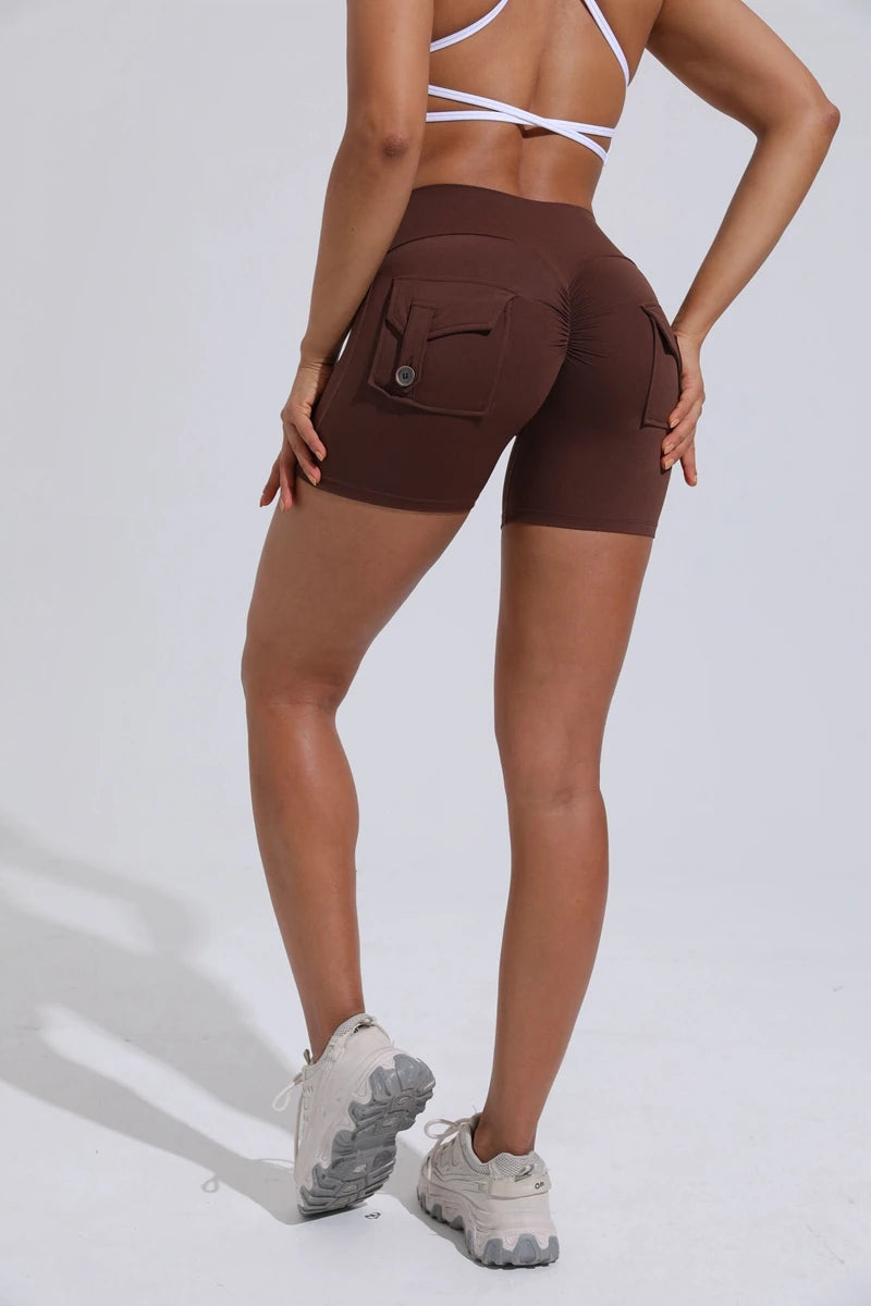 Scrunched Butt Gym High Wais Sexy Sports Shorts