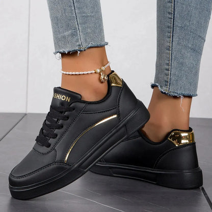 DANA   Casual Leather Platform Sneakers