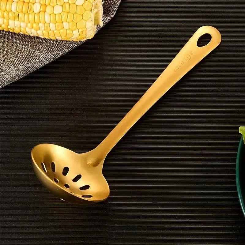 Stainless Steel Kitchen Cooking Spatula Set