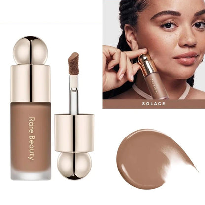 Rare Beauty Enlighten Transcend Light Liquid Luminizer Without Fading