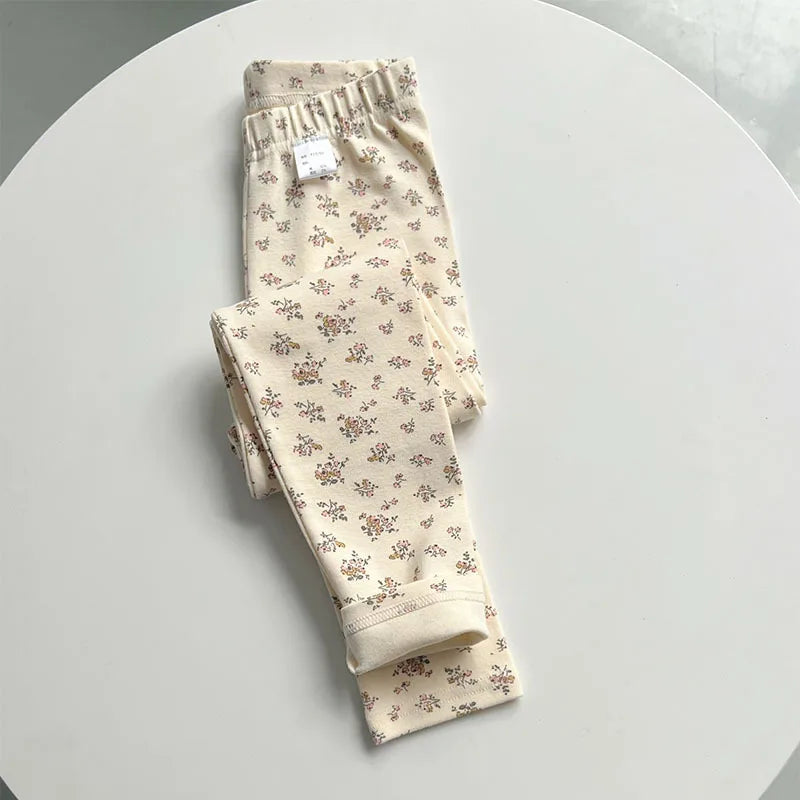 Autumn Winter Thick Cotton Elastic Slim Toddler Tights Baby Leggings