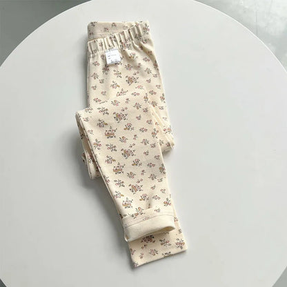 Autumn Winter Thick Cotton Elastic Slim Toddler Tights Baby Leggings