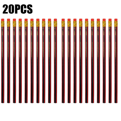 40/30/10PCS Wooden Lead Pencils with Eraser Stationery