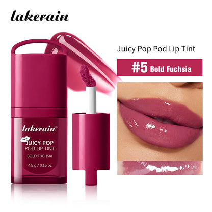 Waterproof Long Lasting Juice Pop Lip Tint Box Nourishing Hydrating Lip Oil Gloss