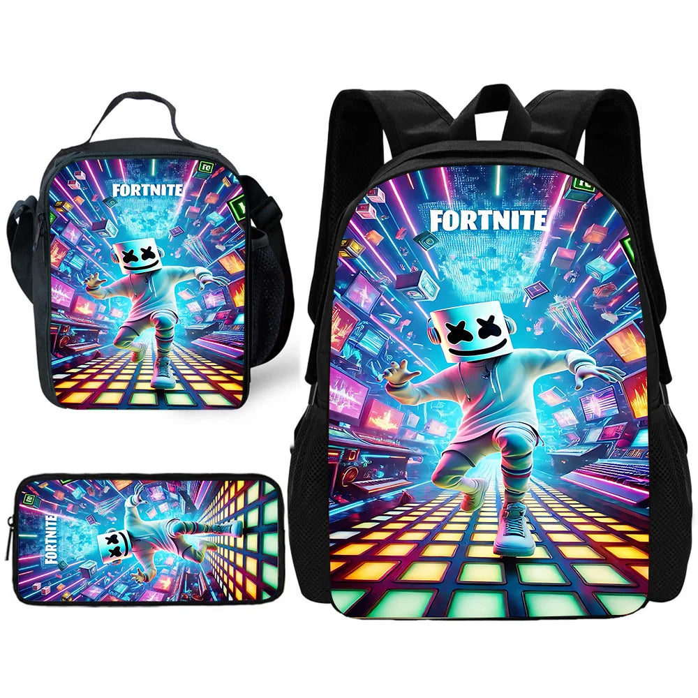 Child Backpack with Lunch Bags Pencil Bags School Bags