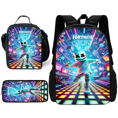Child Backpack with Lunch Bags Pencil Bags School Bags