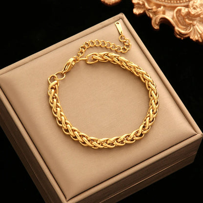 DANA Twisted 18K Gold Plated Bracelet