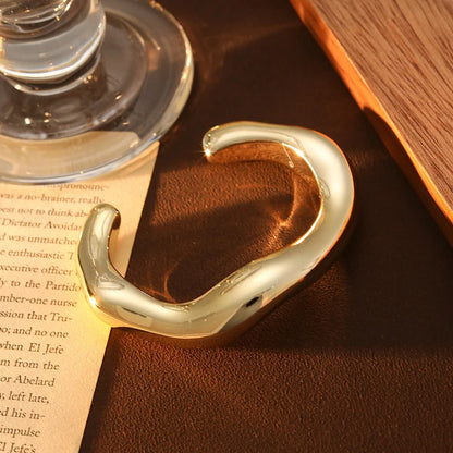 Exaggerated Hip Hop Rock Plastic Cuff Bracelet