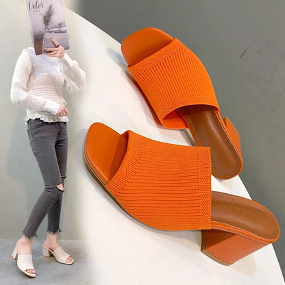 DANA Luxury Open Toe Soft Slippers