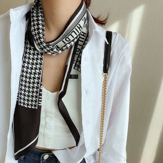 Long Neckerchief Skinny Hair Ribbons Scarf Headbands Neck Scarfs Shawl