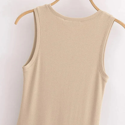 Black Long Sleeveless Dress