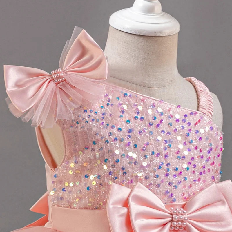 Flower Sequins Short Sleeveless Costume Cosplay
