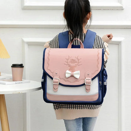 School Bags Girls Orthopedic Backpack Cute Waterproof SchoolBag
