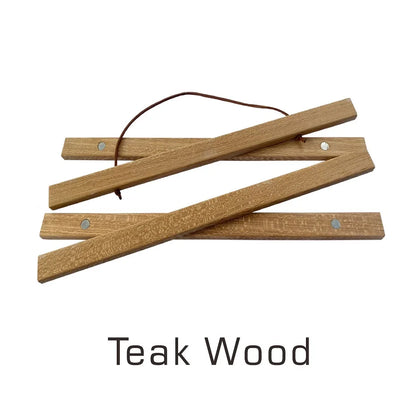 Natural Wood Magnetic Poster Hanger Canvas Frame