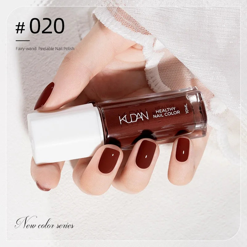Colorful Water-Base Nail Polish 40 Colors Air Dry Peel Off Nail Art
