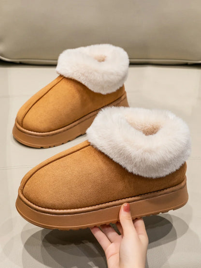 Fluffy Faux Fur Soft Slippers Shoes