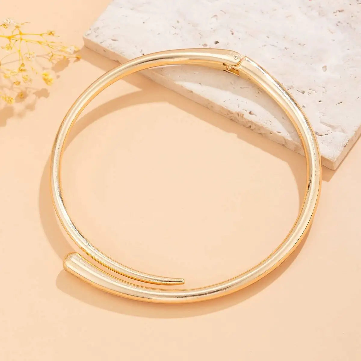 Water Drop Torques Choker Opening Cuff Bangle Necklace