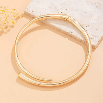 Water Drop Torques Choker Opening Cuff Bangle Necklace