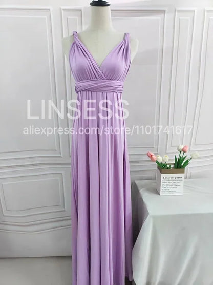 Rust Bridesmaid Dress Infinity Multiway Maxi Bridesmaid Dress