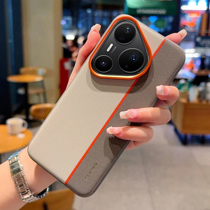Huawei Pura Luxury PU Leather Shockproof Cover