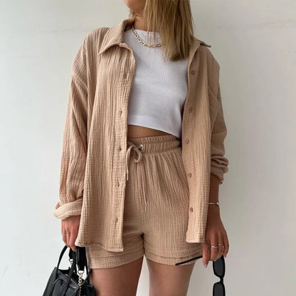 Casual Loose Short Pants Sets