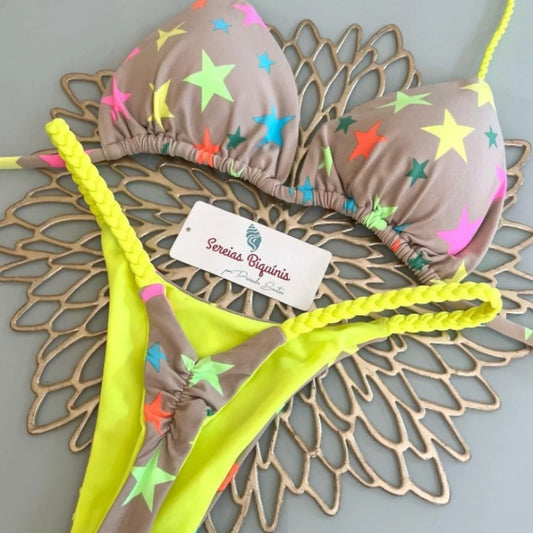 New Sexy Bikini Beach Swimsuit Two-piece Set
