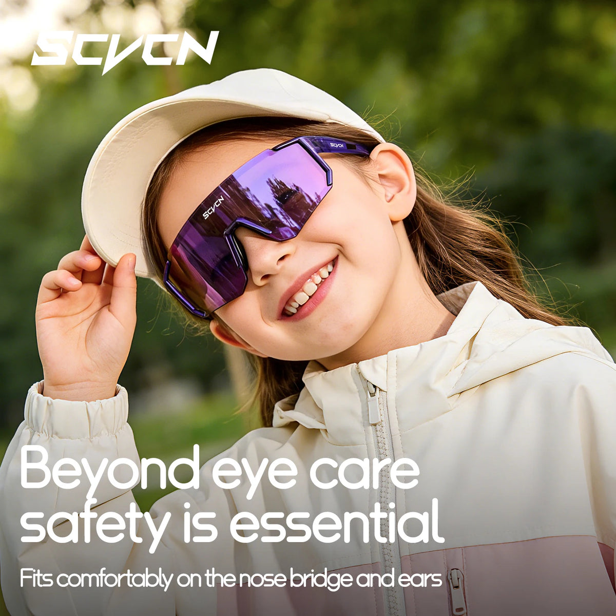 Eyewear Running Outdoor Girls Sports Hiking Kids Cycling Glasses