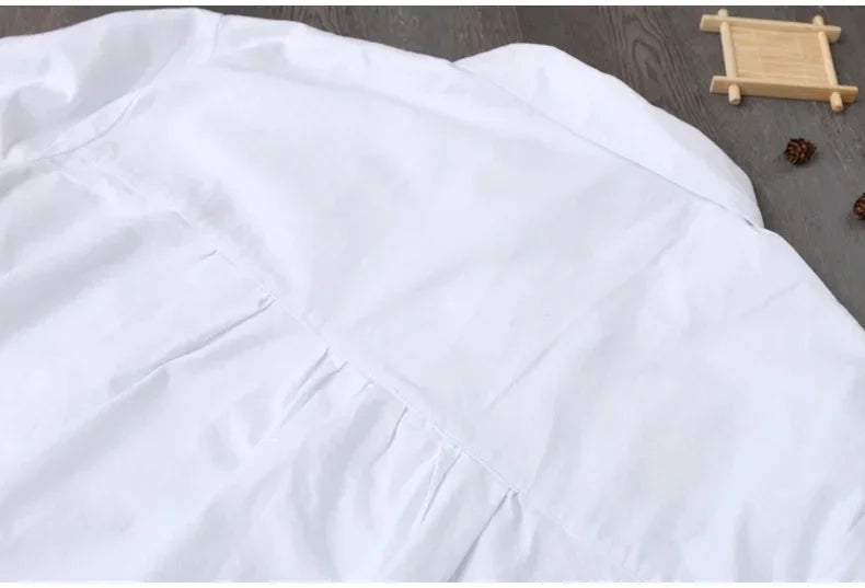 Cotton Loose Long Shirts Blouse