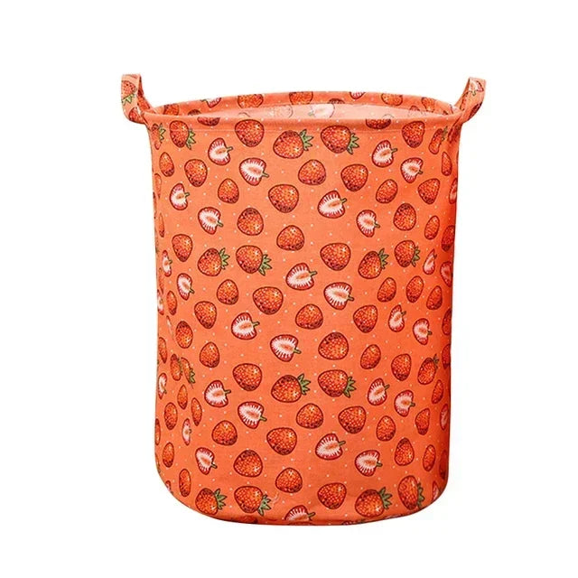 Laundry Storage Bag Cotton Linen Large Basket