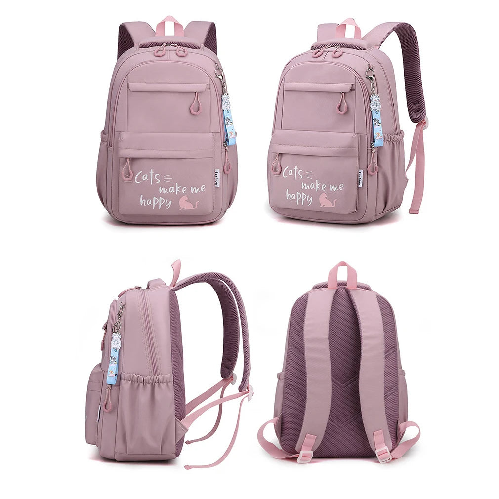 Girl School Bag Backpack Back Pack