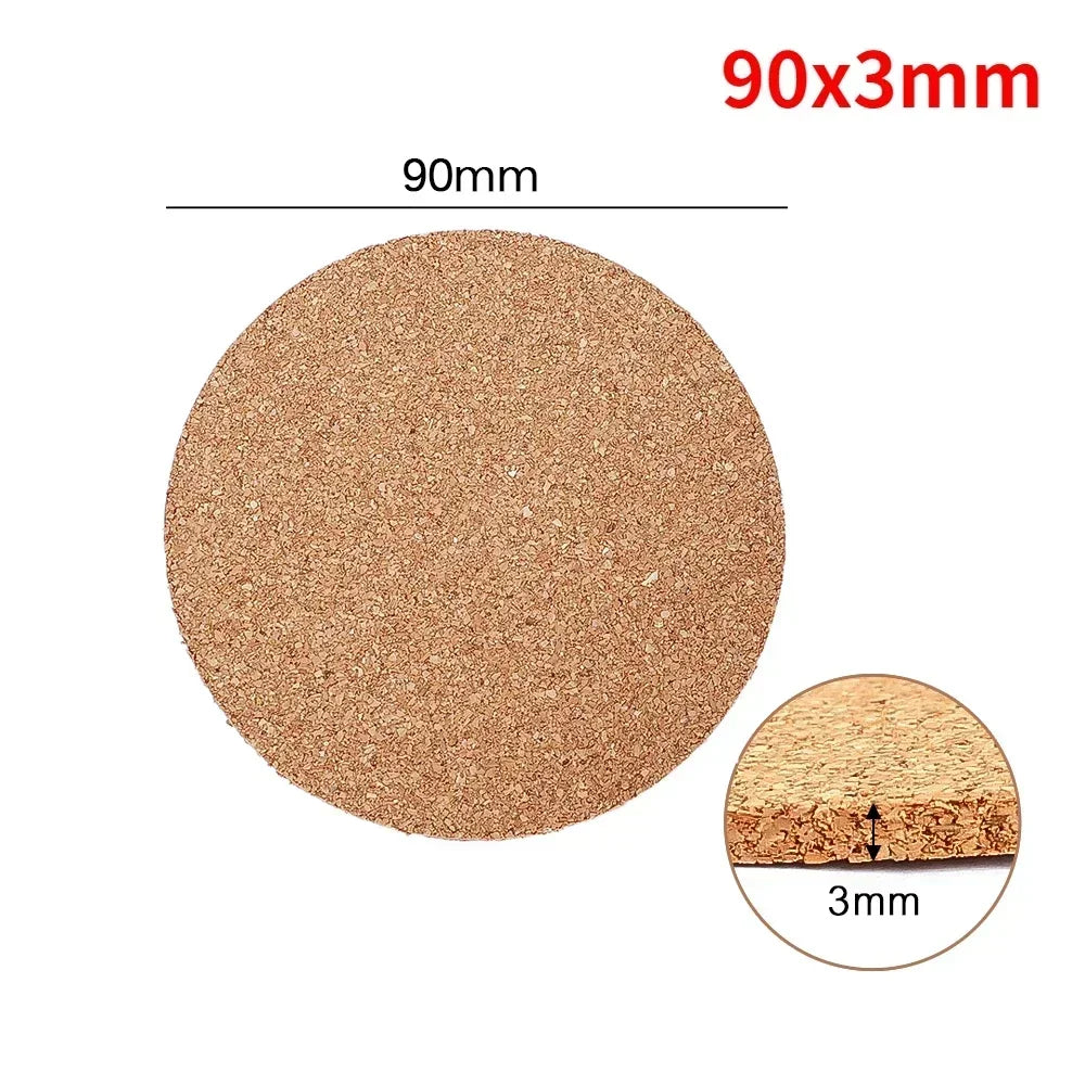 30/1PCS Coaster Natural Round Wooden Cup Mat