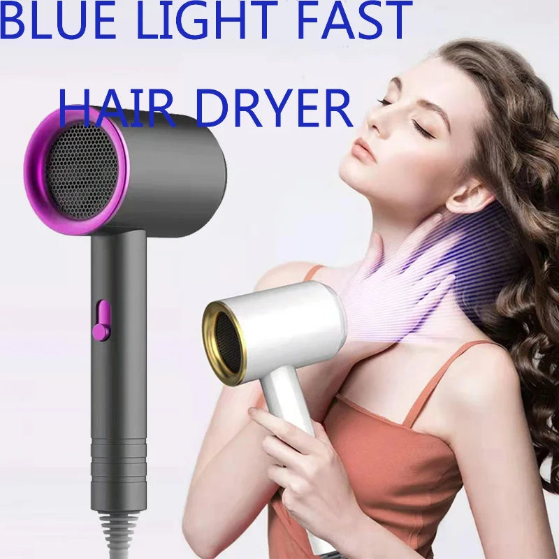 Hair Dryer High-Power Blue Light Negative Ion Ultra Silent