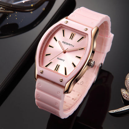 Casual Silicone Strap Quartz Watch