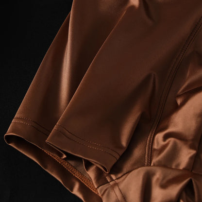 3PCS/Pack Luxury Ice Silk Satin Lingerie