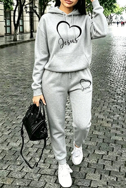 Outfits Casual Hooded Sweatshirts Outdoors Sports Jogging