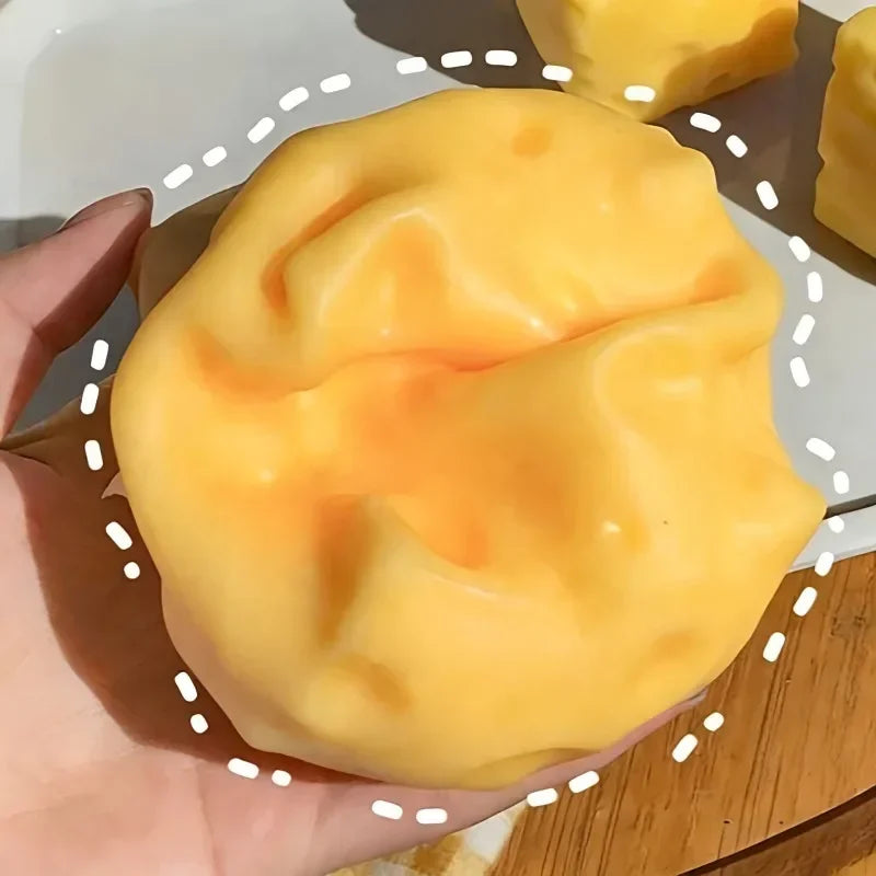 Squishy Square Cheese Squeeze Toys Slow Rebound Stress Relief