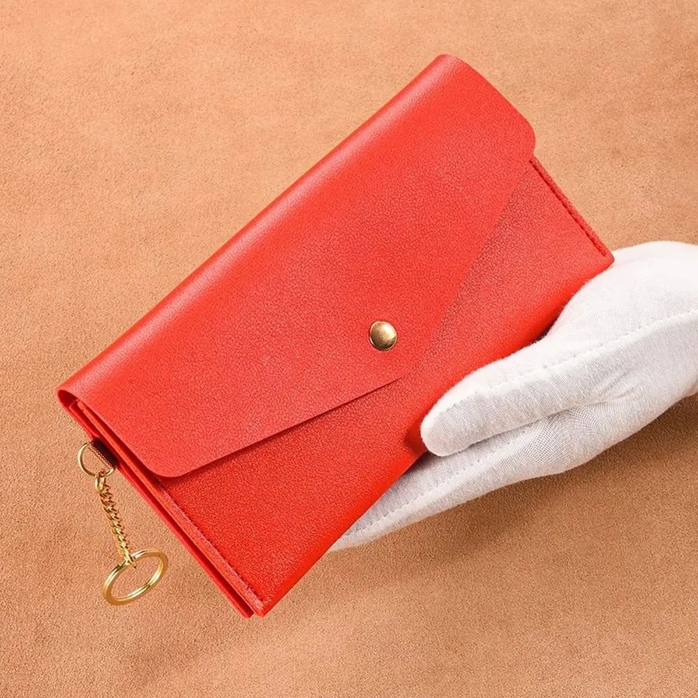 Portable Ins Phone Bags Rectangle PU Leather Phone Bag Wallets