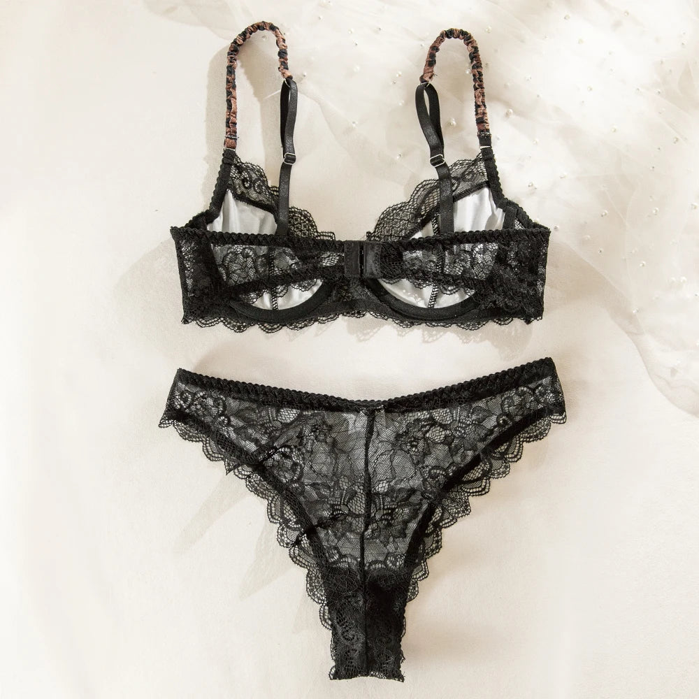 Leopard Print Bra Set Sexy lingerie