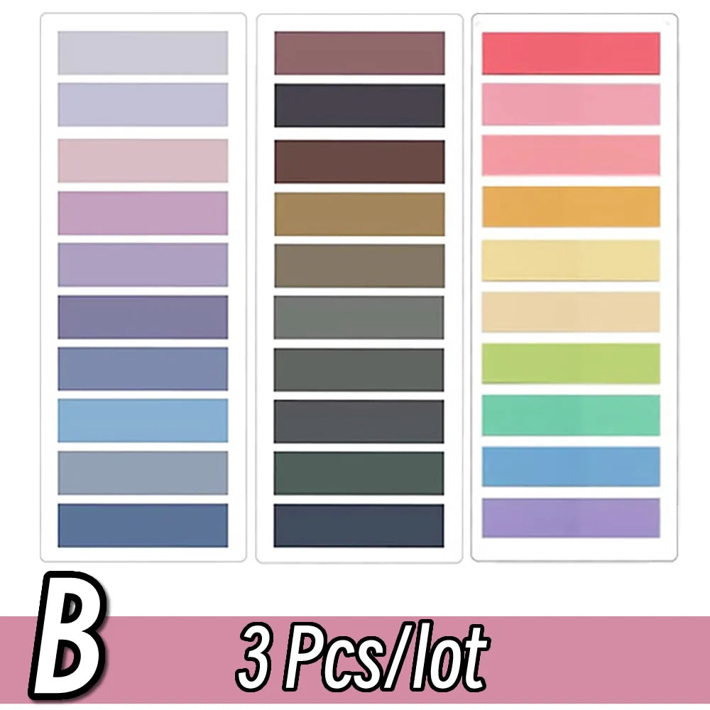 2400S Transparent Colorful Index Creative Memo Pads