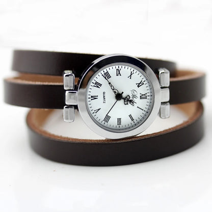 Long Leather ROMA Vintage Watch