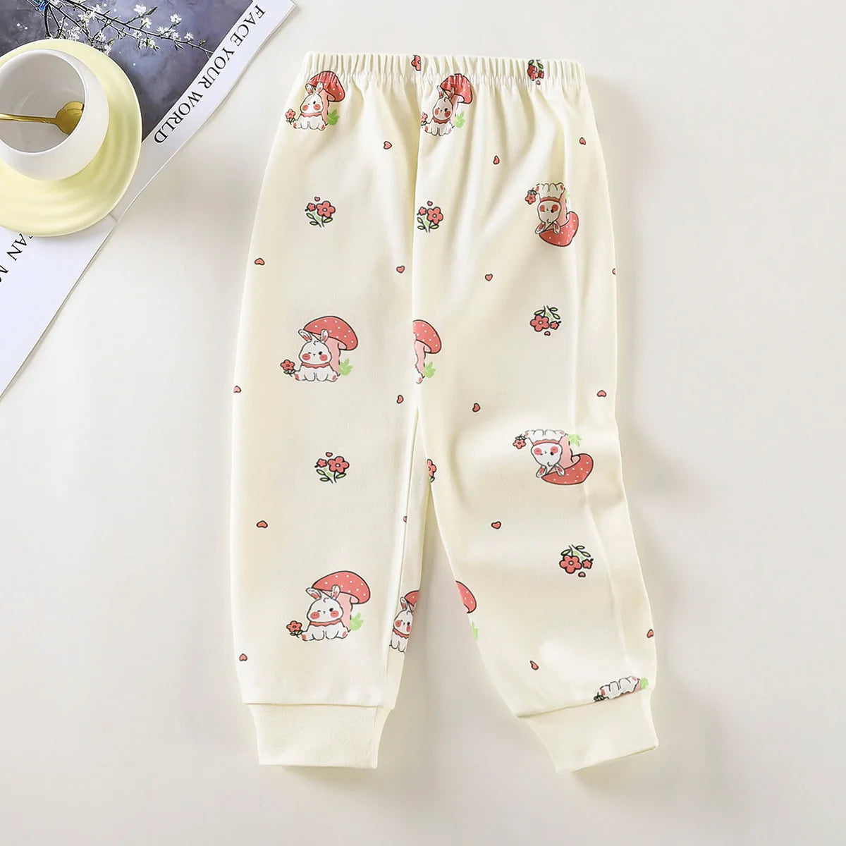 Cotton Sleepwear Spring Autumn Winter Cartoon Bottoms Pajamas