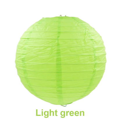 10/15/20/25/30cm Round Chinese Paper Lanterns Birthday Wedding Decor Gift