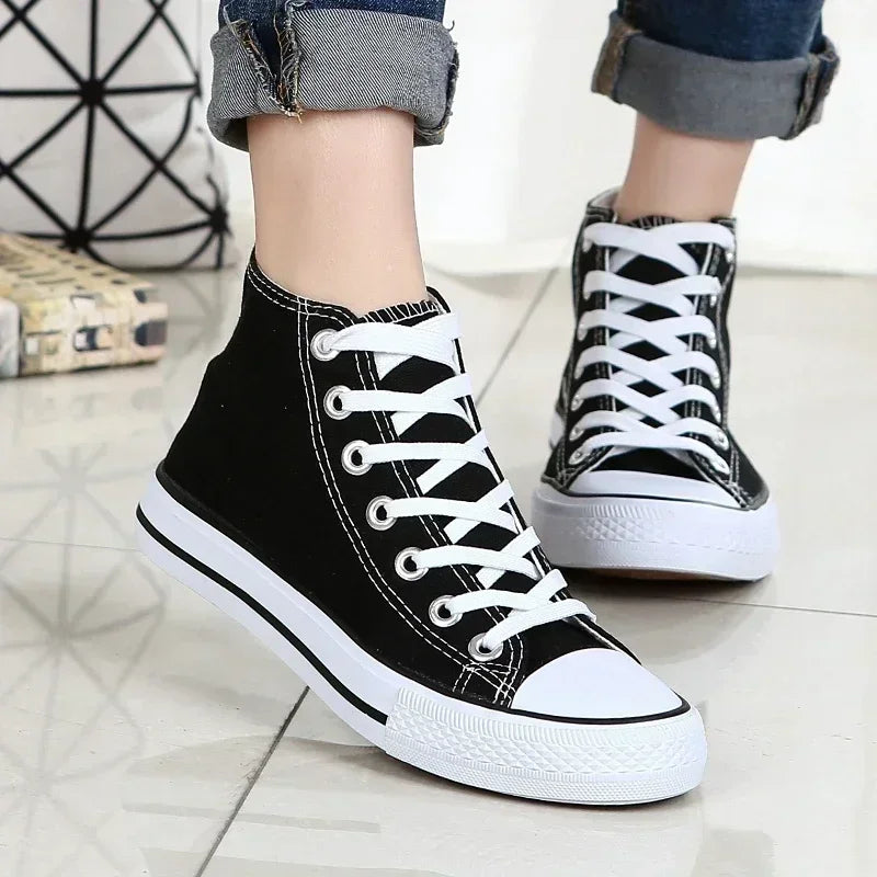 Classic High Top Sports Canvas Walking Sneakers