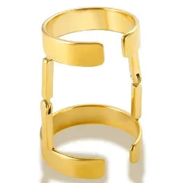 DANA Three-dimensional M Letter Ring