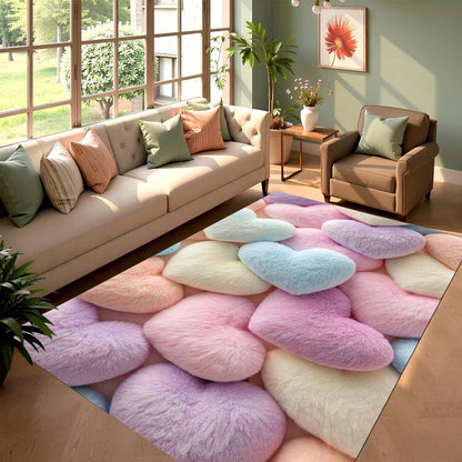 Colorful Dreamy Love Printed Carpet